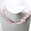 rose quartz necklace